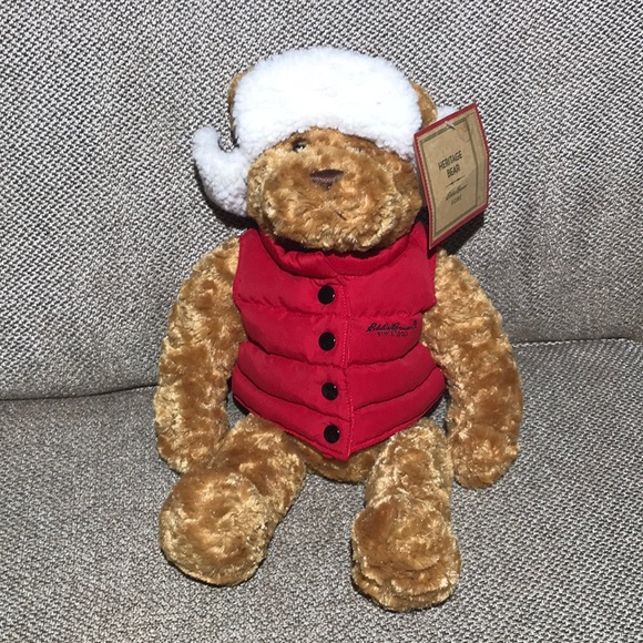 Eddie Bauer Heritage Teddy Bear Toy - Picture 1 of 5